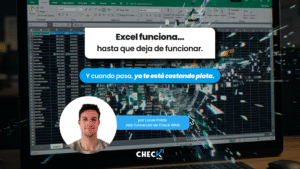 Comparación Excel vs WMS en control de inventario, errores, escalabilidad y dependencia del personal en bodegas pyme